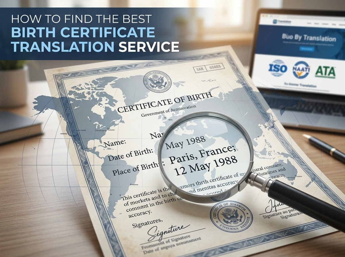 How to Find the Best Birth Certificate Translation Service