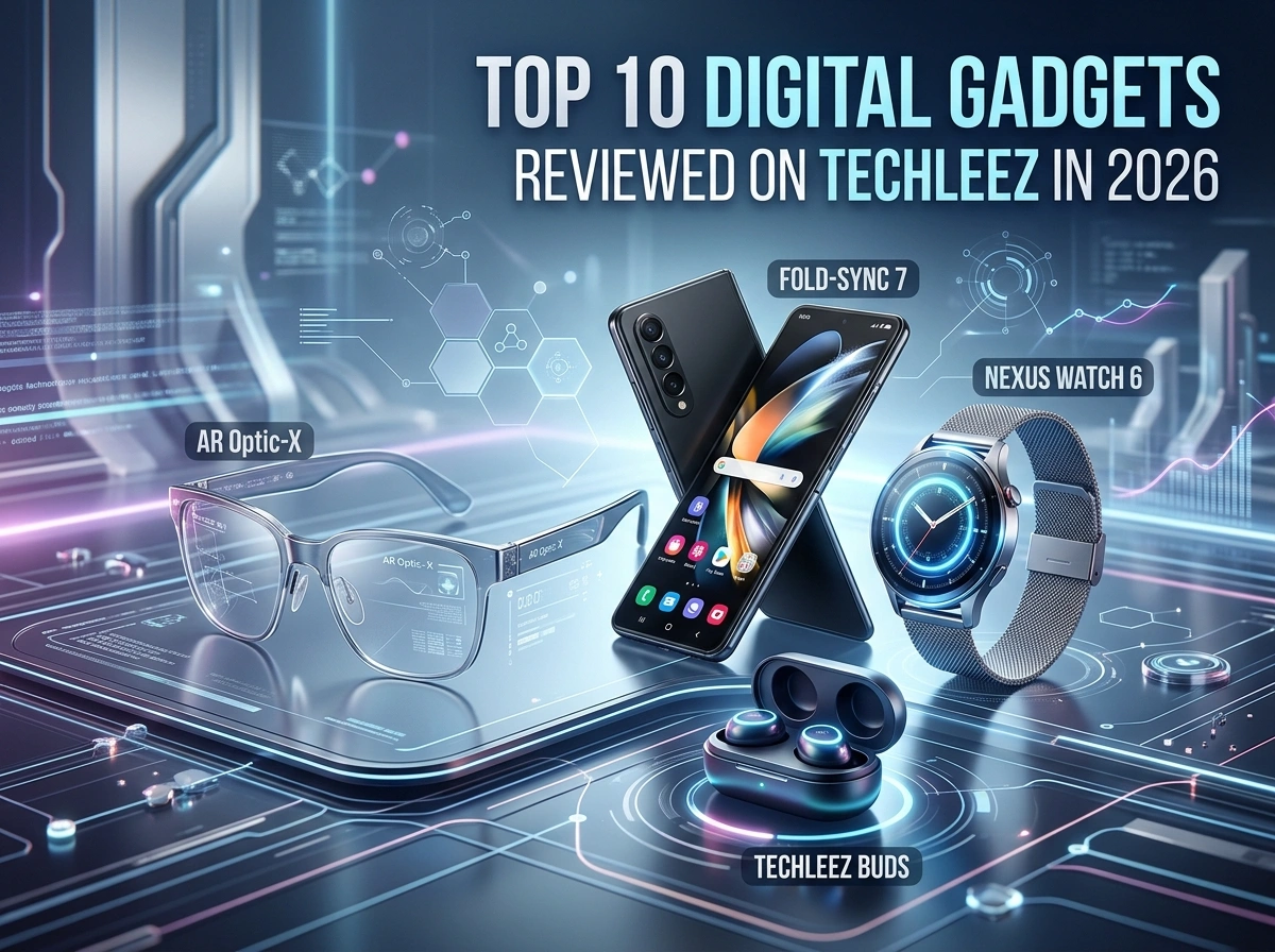 Top 10 digital gadgets reviewed on Techleez in 2026