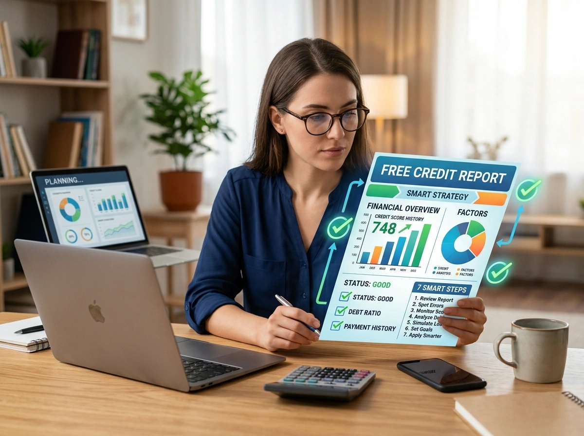 7 Smart Ways to Use a Free Credit Link Before Applying for a Loan