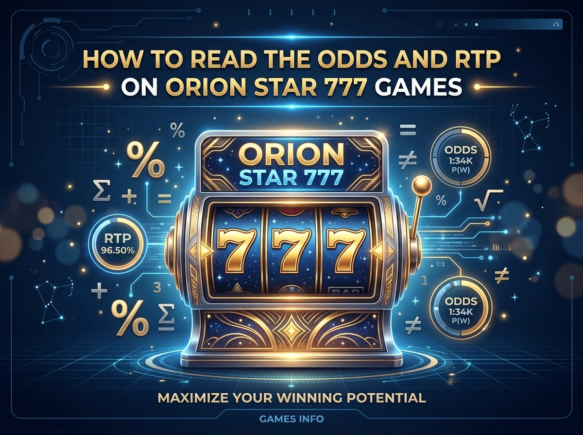 How to Read the Odds and RTP on Orion Star 777 Games